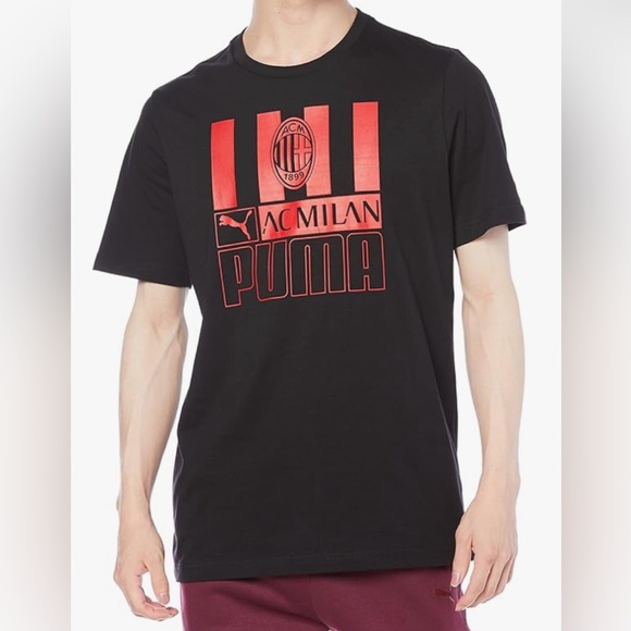 NWT - Puma AC Milan Men’s T Shirt - Size XL - Picture 2 of 9